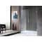 Anzzi Makata 60" x 72" Frameless Hinged Alcove Shower Door in Brushed Nickel SD-AZ8073-01BN - alternate 2